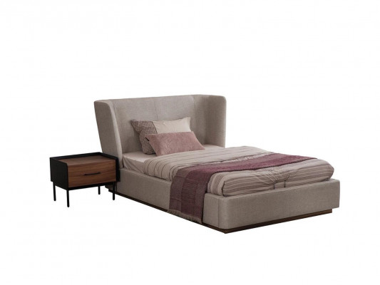 Modern Komplettbett Luxus Noperschaftszëmmer Set 2tlg Holzmiwwelen