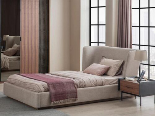 Modern Komplettbett Luxus Noperschaftszëmmer Set 2tlg Holzmiwwelen