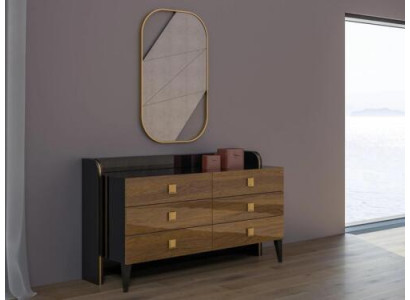 Modern Luxus-Schlofkummer-Kommode mat Spigel-Design Schafsmöbel