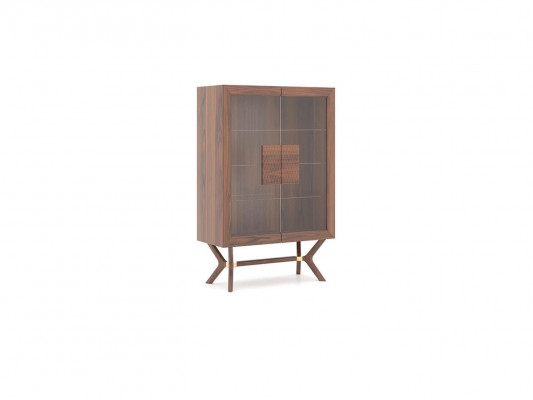 Modern Miwwel Iesszëmmer Vitrin Luxus Design Schief Nei Ariichtung