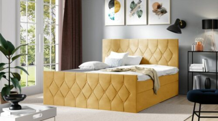 Polsterbett Better Bett Polster Designer Boxspring Luxus Design Giel 200x200 Nei
