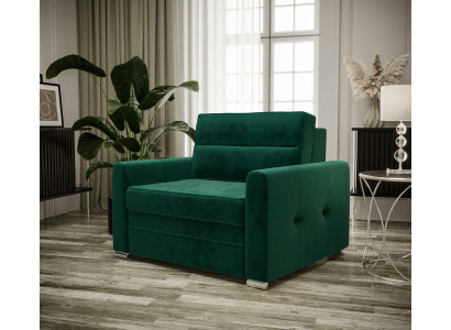 Relax Stoff Textil Lounge Fernseh 1 Sëtzer Sessel Design Stull Polster Club Nei
