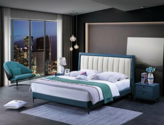 Schlofzëmmer Grupp Bett Luxus Miwwelen Better Nuetsdëscher 3-deleg Set