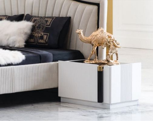 Schlofkummer Dësch Nuetsdëscher Holz Nuetsdësch Nuetskonsole Design Säitendësch