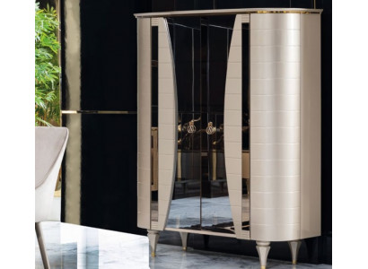 Schief, Holz, Vitrinnen, Glas, Schaf, Massivholz, Vitrinn, Wunnzëmmer, Miwwelen, Kommod.