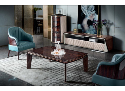Luxus Wunnzëmmermiwwele Sideboard Schaf Lieder Héichglanz RTV TV