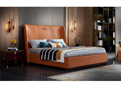 Bett Orange Schlofkummer Nei Kreativ Modern Design Miwwelen Holz Luxus Better