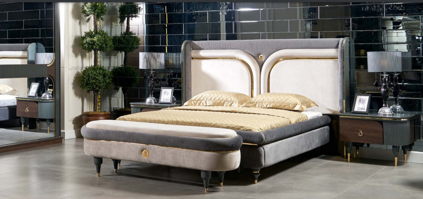 Design Luxus Hocker Polster Modern Textil Relax Niewent Sofa Italieneschen Stil