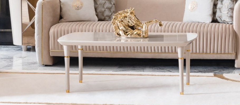 Dëscher Miwwelen Dësch Luxus Säitendësch Holz Modern Couchtisch Design Wunnzëmmer