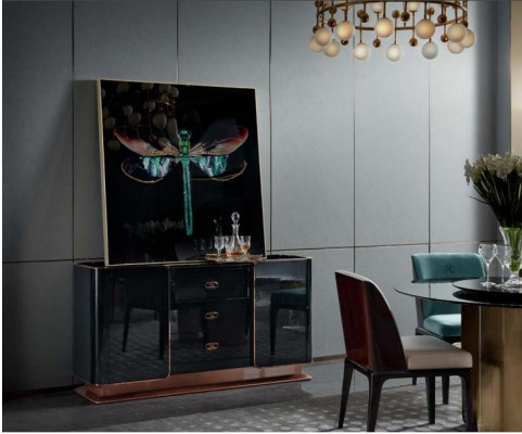 Kommode Sideboard Design Miwwelen Holz Kommoden Anrichte Massivholz Side.