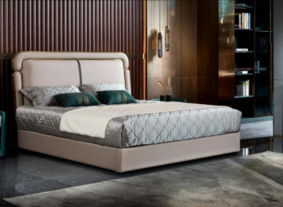Bett Schlofkummer Beige Duebelbett Liederbett Modernen Design Miwwelen Holz
