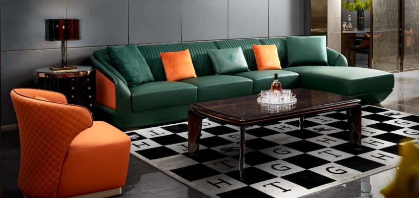 Couchtisch Edler Holz Niewentisch Modernen Design Miwwelen Luxus Wunnzëmmer
