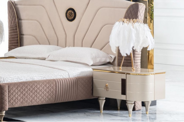 Moderne Nuetsdësch Beistelltisch Nuetschrëft Nuetskommode Nuetskonsole Miwwelen