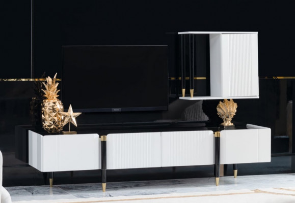 Sideboard Schaf tv Holz Lowboard Kommode Design Miwwelen Nei Wunnwand rtv Schaf