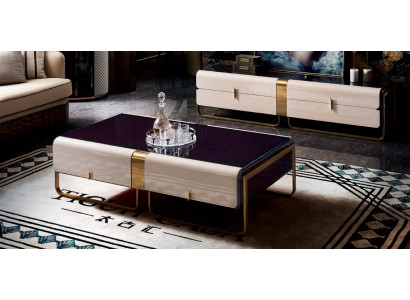 Canapé Dësch Sofa Niewendësch Luxus Holz Wunnzëmmer Edelstol Modern