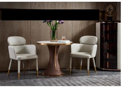 Kaffisdësch Wäiss Marmor Neien Bäisedësch Modern Design Miwwelen Luxus