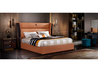Liederbett Schlofzëmmer Miwwelen Design Grupp 3tlg. Set 2x Nuetsdëscher