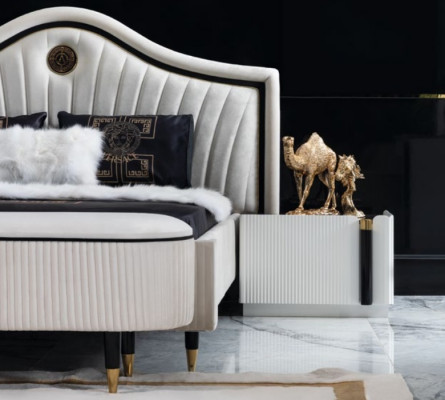 Schlofkummer Dësch Nuetsdëscher Holz Nuetsdësch Nuetskonsole Design Säitendësch