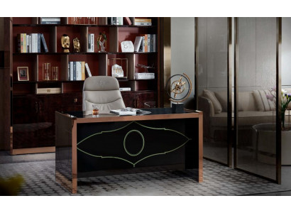 Schreibtisch Holz Brong Schreifdësch Aarbechtszëmmer Desken Büro Modernen Design Miwwel Luxus