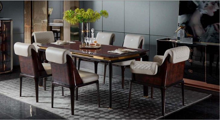 Stull Nei Kreativ Modern Design Miwwelen Luxus Iesszëmmer Still Holz Lieder