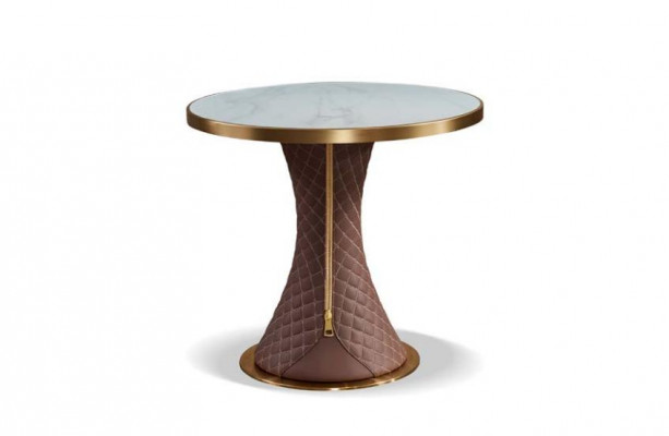 Kaffisdësch Wäiss Marmor Neien Bäisedësch Modern Design Miwwelen Luxus