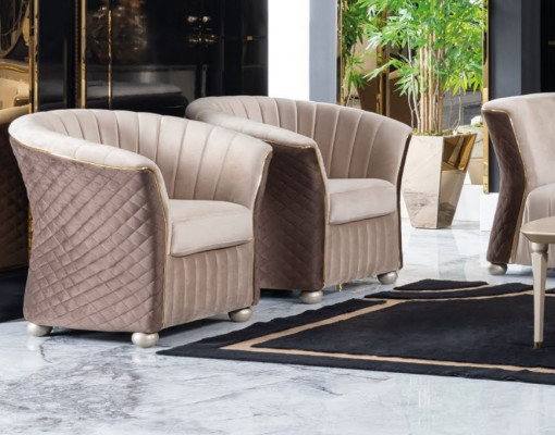 Këssen Garnitur Sofas Canapé Designer Sofagarnitur 3+1+1 Sëtzer Stoff Couchen