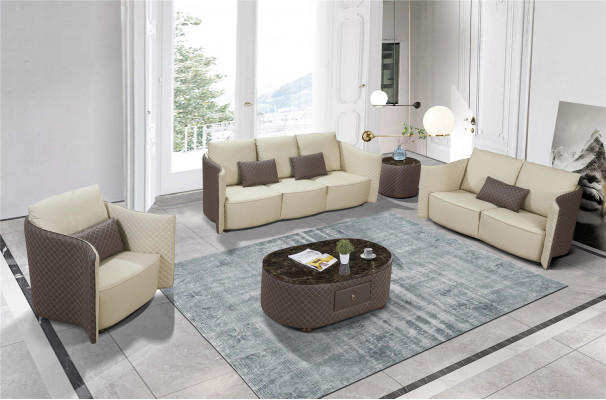Sofagarnitur 3+2+1 Sëtz Set Sofa Design Polster Modern Couchen Canapé