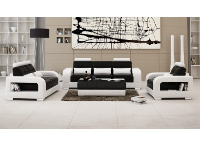 Canapé-Set 3+2 Sëtz-Set Design Canapé Polster Couchen Sofa Modern