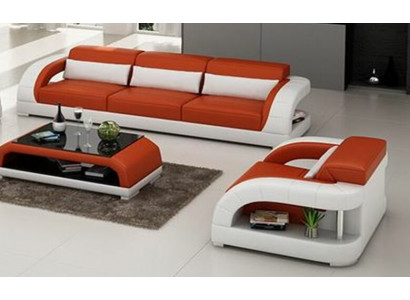 Sofa Sofagarnitur 3+1+1 Set Plaz Design Polster Couchen Couch Modern