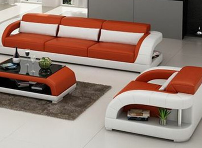 Sofa Sofagarnitur 3+1+1 Set Plaz Design Polster Couchen Couch Modern