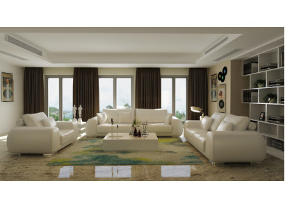 Modern Sofagarnitur 3+2+1 Sëtzer Set Design Sofa Polster Couchen Couch