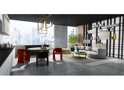 Canapé 4 Plazen Stoffssofaren Luxus Design Canapé Ronn Luxus Polster Véierplaz XXL