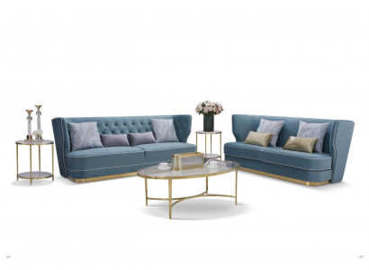 Canapé Sofa Polster 2 Plaz Sofas Canapéen Sëtz Garniture Design Club
