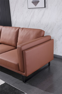 Ledersofa Canapé Sofagarnitur Eckcanapé Eckgarnitur Design Modern Dekor Canapé