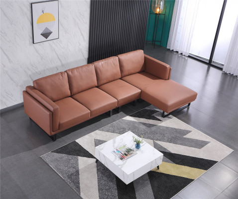 Ledersofa Canapé Sofagarnitur Eckcanapé Eckgarnitur Design Modern Dekor Canapé