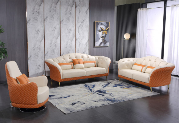 Luxus Miwwelen Sofagarnitur Couch Sofa Polster 3+2 Wunnzëmmer Sëtzgruppen