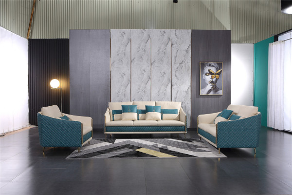 Sofagarnitur 3+2 Sëtzer Set Design Sofa Polster Couchen Couch Deko Modern