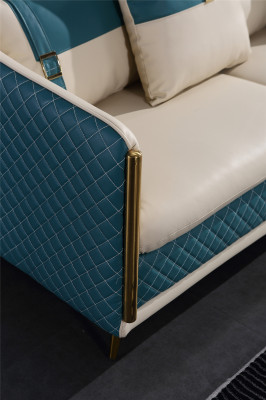 Sofagarnitur 3+2 Sëtzer Set Design Sofa Polster Couchen Couch Deko Modern