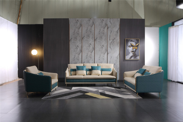 Sofagarnitur 3+1+1 Sëtzer Set Sofa Polster Couch Lieder Polster Garnitur