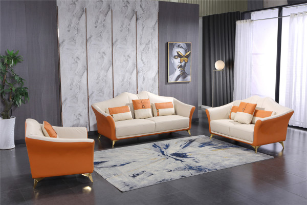 Sofa mat Polster Lieder Couch Sëtz Komplett Set Modern Garnitur 3+2 Sëtzer