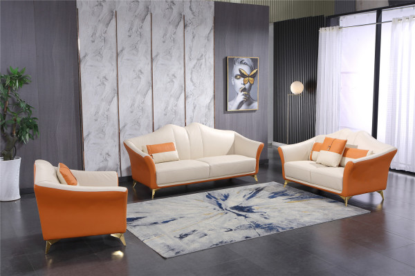 Sofa mat Polster Lieder Couch Sëtz Komplett Set Modern Garnitur 3+2 Sëtzer
