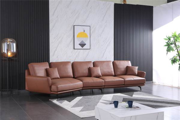 Ledercouch Wunnlandschaft Eckcouch L-Form Eck Set Garnitur Modern Couch