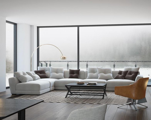 Eckcouch Wunnzëmmer Schlofsdaach Sofa Couch Couche Garnitur L-Form Lieder Garnitur Nei