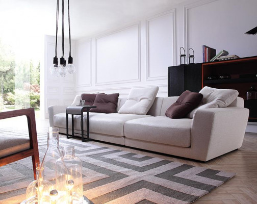 Sofagarnitur 3+2+1 Sëtzer Sofa Sëtz Couch Polster Deko Garnitur Modern