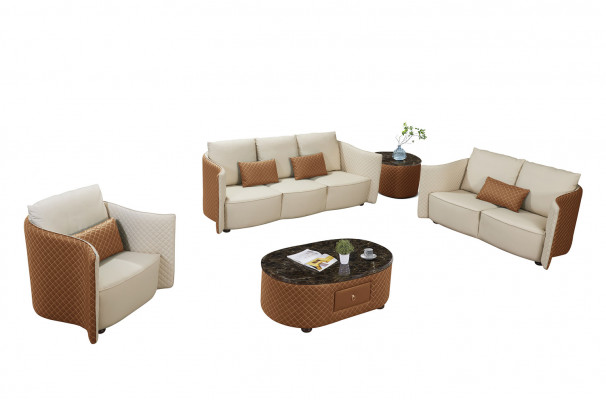 Sofa Garnitur 3+2+1 Sëtz Set Sofa Design Modern Polster Couchen Couch