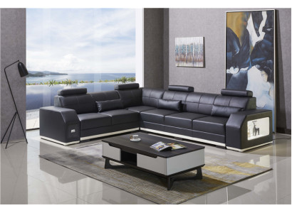 Ecksofa Ledersofa Grouss L Form Wunnlandschaft Sofa Canapé Garnitur
