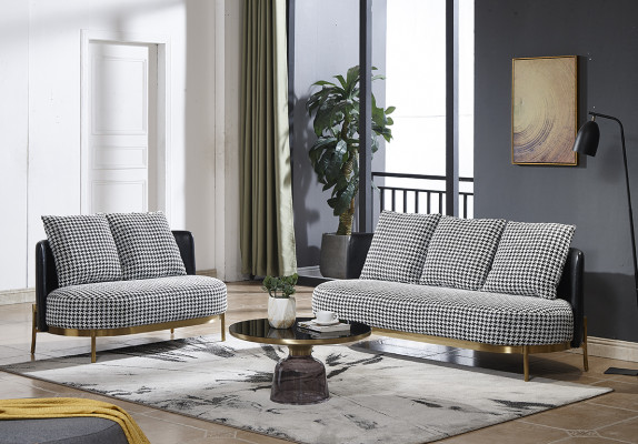 Sëtzgarnitur 321 Sëtzer Set Design Sofa Polster Couchen Canapé Modern Luxus Nei