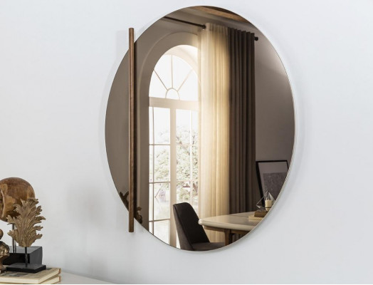 Sideboard Kommod Anrichte Spigel Holz Iesszëmmer Schief Set Wäiss