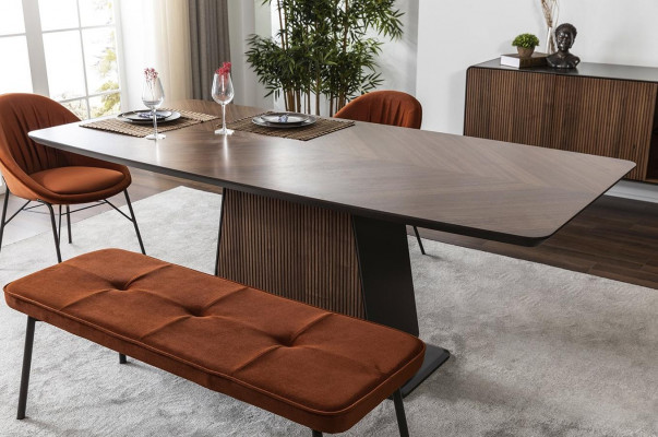 Iessen Dësch Iesszëmmerdësch Dësch Iesszëmmer Iesseck Holz Modern Braut Dëscher
