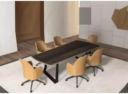 Bürosmoebelen Dëscher Design Versammlungs Konferenzdëscher Ariichtung Dësch